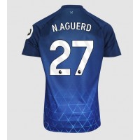 Camiseta West Ham United Nayef Aguerd #27 Tercera Equipación Replica 2023-24 mangas cortas